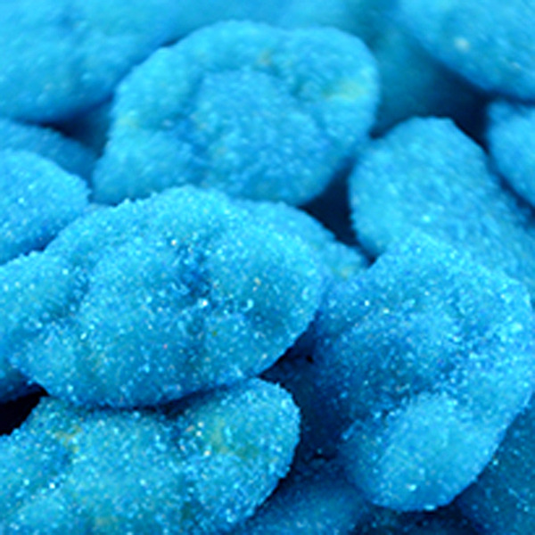 300pc Bulk Buy Chunky Blueberry Clouds Blue Gummy Sugar Lollies Candy ...