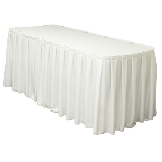 Table Skirting Box Pleat